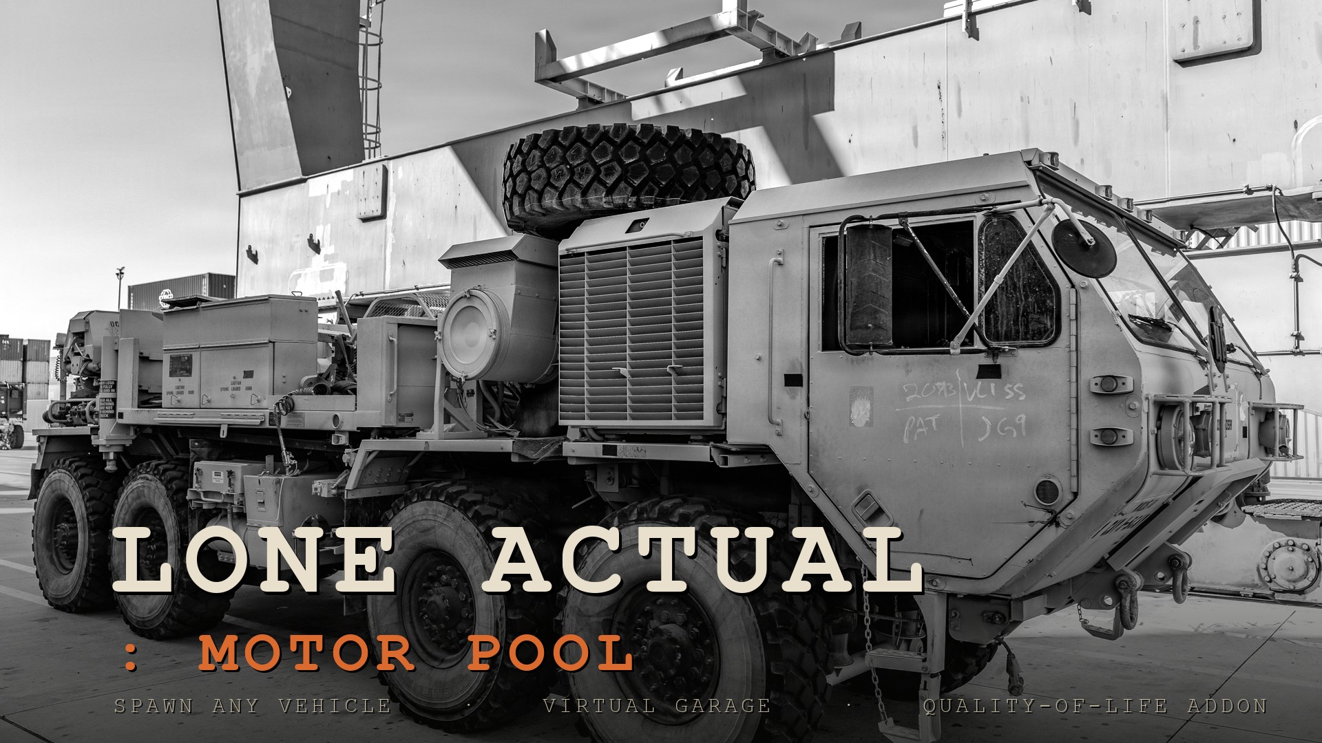 LONE ACTUAL: Motor Pool mod art